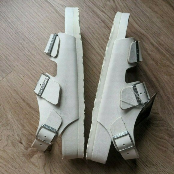 Birkenstock Milano Exquisite Leather Sandals - Picture 9 of 12